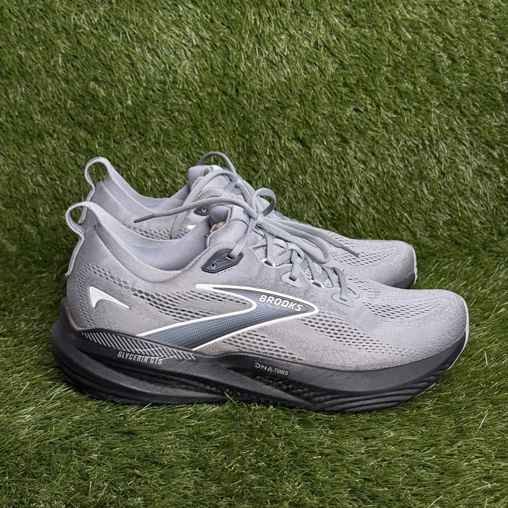 Brooks Glycerin GTS 22 Mens Size 11 D Gray Road Running Shoes 1104461D078